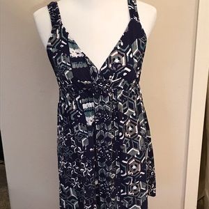 CAbi Batik Geo Print Tank Style 359 Size M